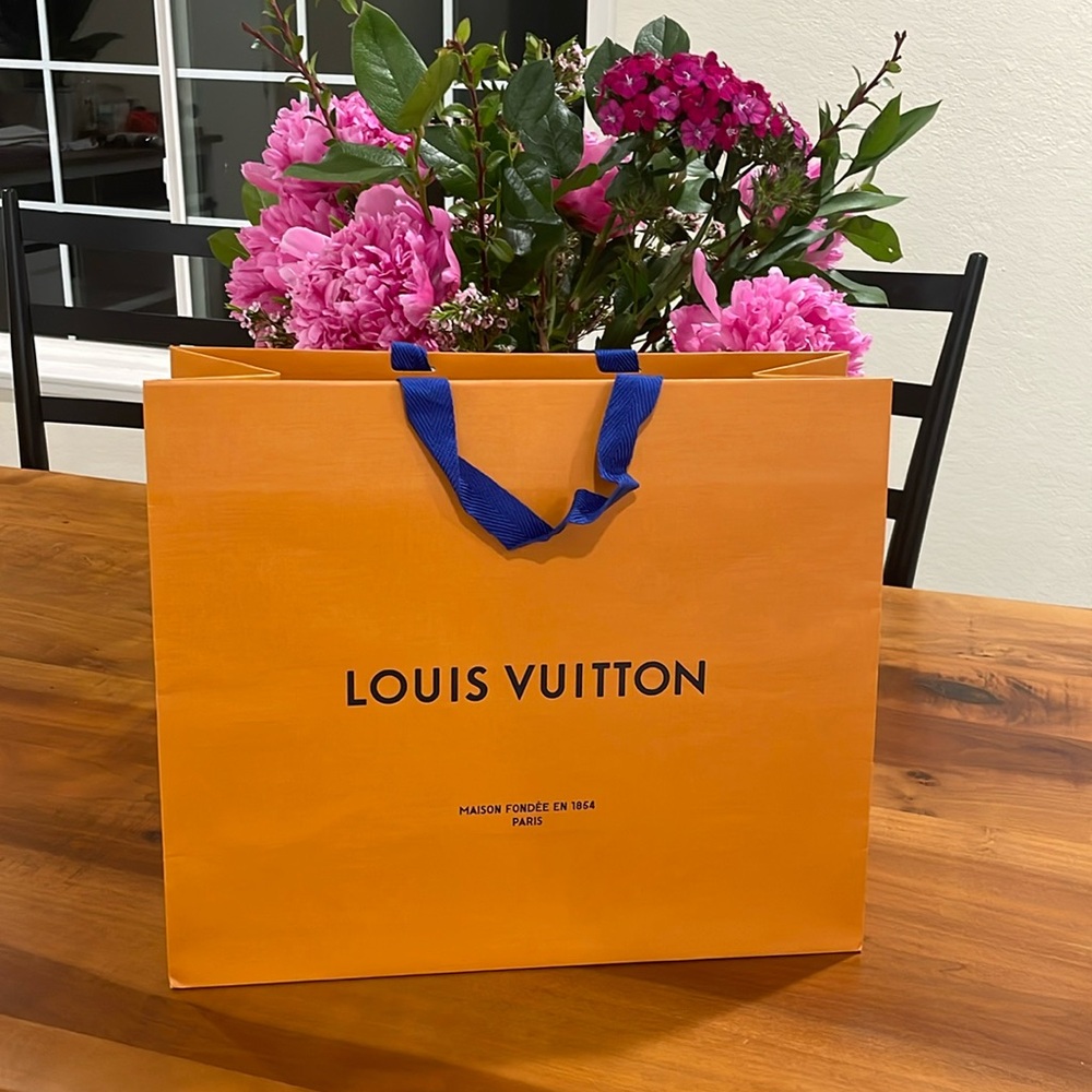 Louis Vuitton paper shopping bag (approx. 13.2x16)